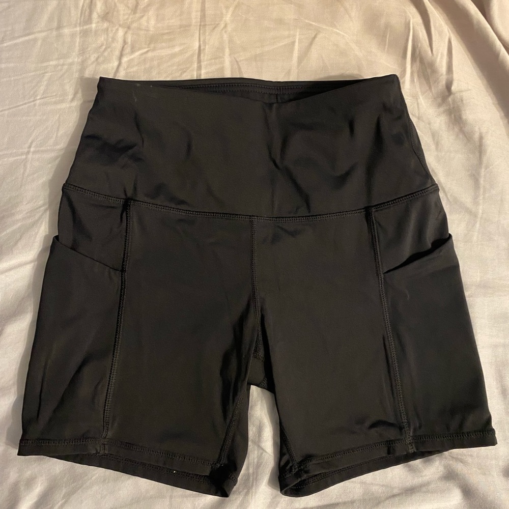 Black Biker Short; Size Small